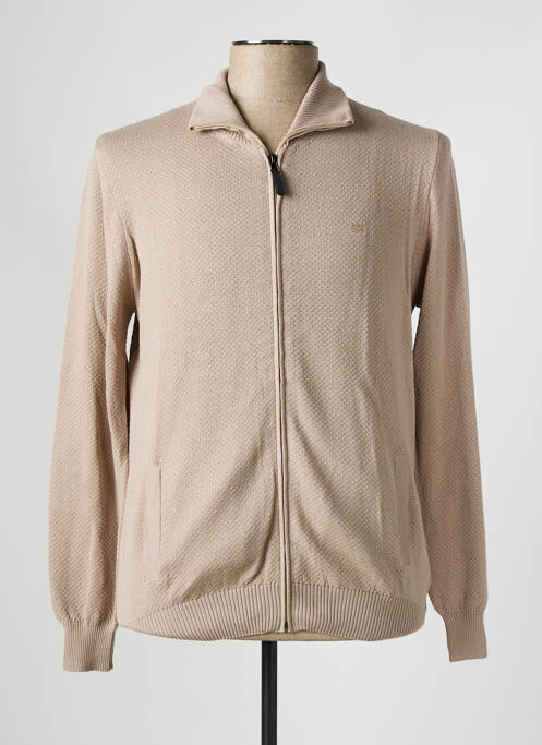 Gilet manches longues beige BROWN JURY pour homme