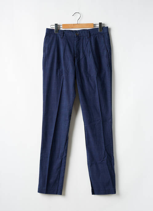 Pantalon chino bleu ALBERTO pour homme