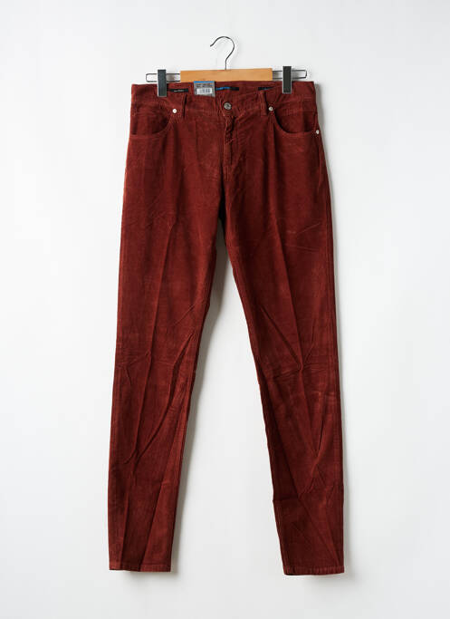 Pantalon slim orange ALBERTO pour homme