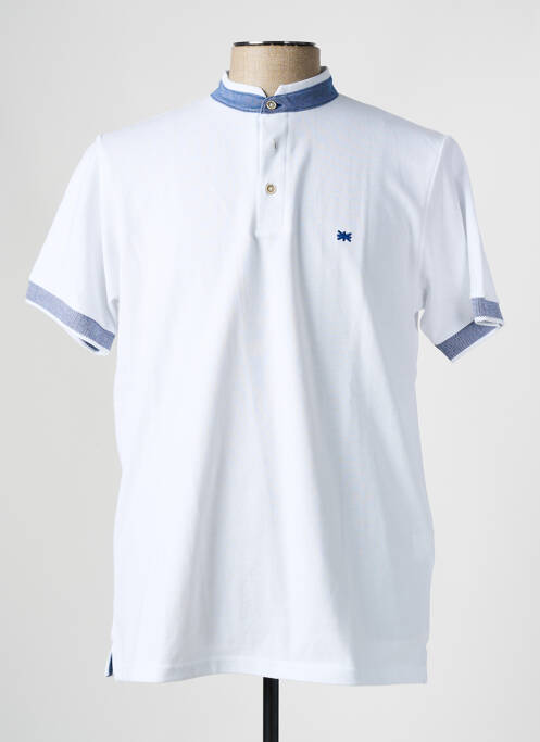Polo blanc BROWN JURY pour homme