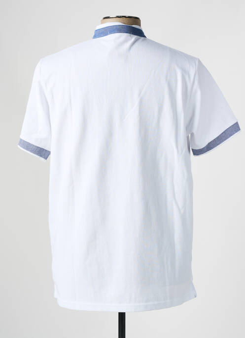 Polo blanc BROWN JURY pour homme