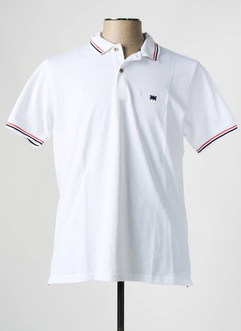 Polo blanc BROWN JURY pour homme