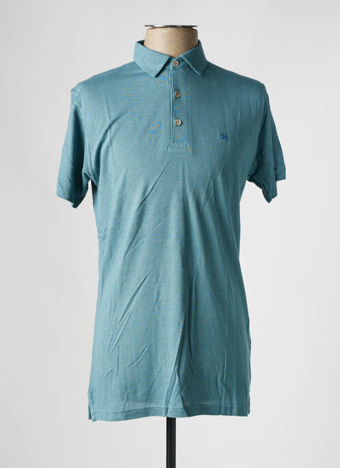 Polo bleu BROWN JURY pour homme