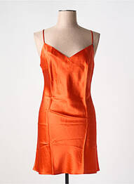 Nuisette/combinette col v orange MARJOLAINE femme