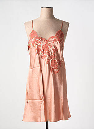 Nuisette/combinette col v orange MARJOLAINE femme