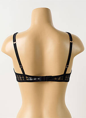 Soutien-gorge effet matière satinée haut soutien-gorge emboitant noir LOU femme