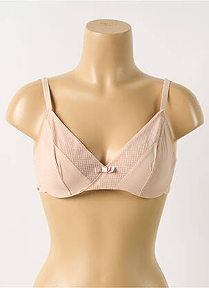 Soutien-gorge effet matière satinée haut soutien-gorge emboitant chair LOU femme