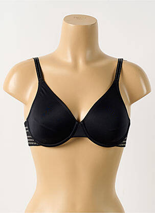 Soutien-gorge effet matière satinée haut soutien-gorge emboitant noir WACOAL femme