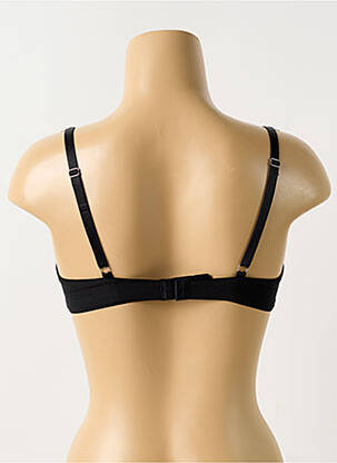Soutien-gorge effet matière satinée haut soutien-gorge emboitant noir GEMMA femme