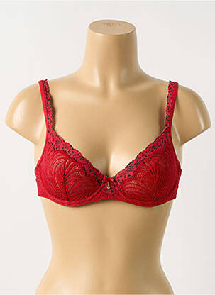 Soutien-gorge légère et transparente haut soutien-gorge emboitant rouge MARIE JO femme