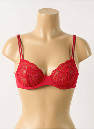 Soutien-gorge légère et transparente haut soutien-gorge emboitant rouge MARIE JO femme