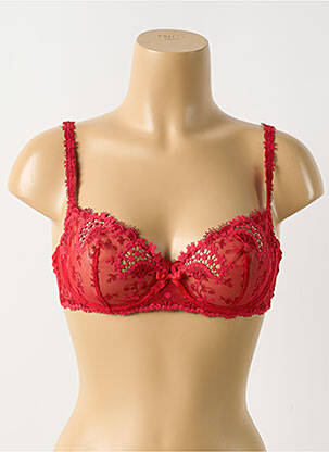 Soutien-gorge bretelle multi position haut soutien-gorge balconnet rouge SIMONE PERELE femme