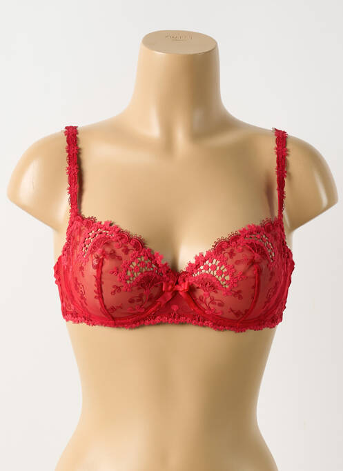 Soutien-gorge bretelle multi position haut soutien-gorge balconnet rouge SIMONE PERELE femme