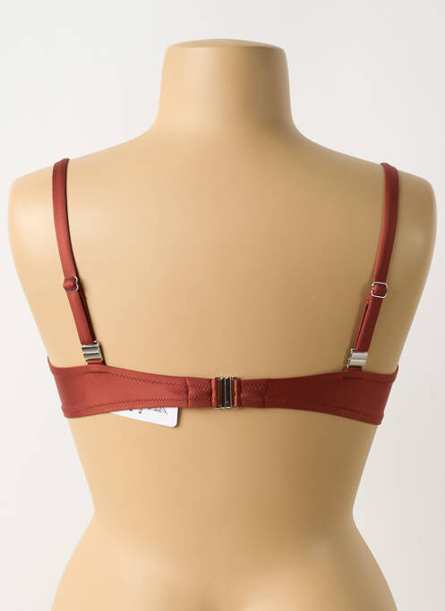 Haut de maillot de bain orange ANTIGEL femme