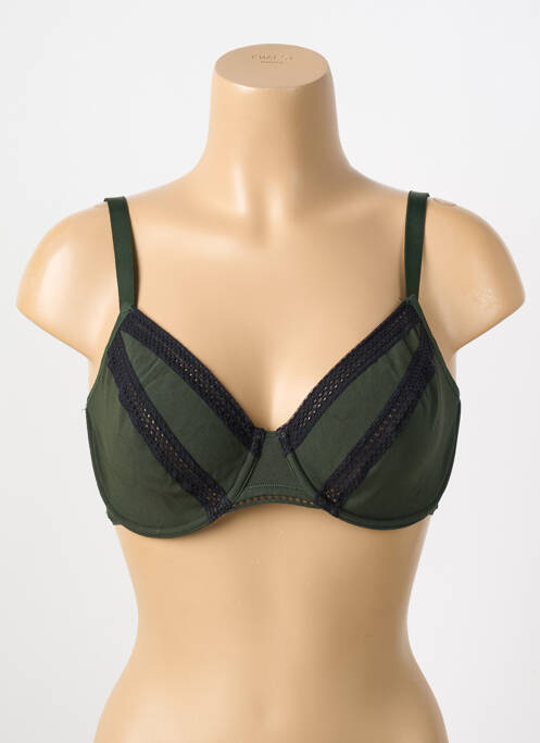 Soutien-gorge sans armature sans armature vert LOU femme