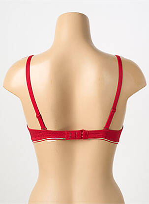 Soutien-gorge légère et transparente haut soutien-gorge avec mousse de rembourrage amovible rouge SIMONE PERELE femme