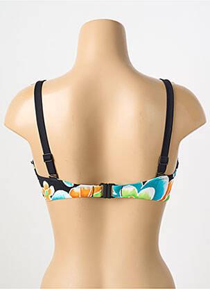 Haut de maillot de bain haut soutien-gorge moulé haut soutien-gorge moulé noir CHERRY BEACH femme