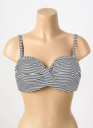 Haut de maillot de bain haut soutien-gorge moulé haut soutien-gorge moulé noir PANACHE femme