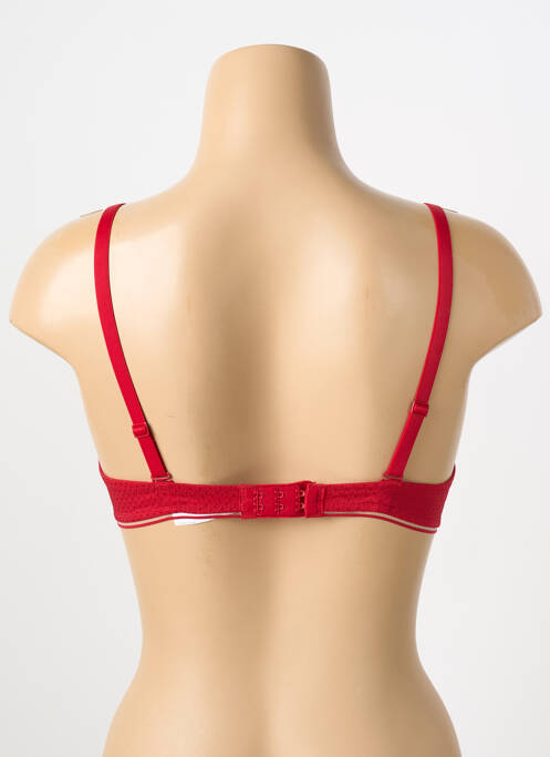 Soutien-gorge légère et transparente haut soutien-gorge avec mousse de rembourrage amovible rouge SIMONE PERELE femme