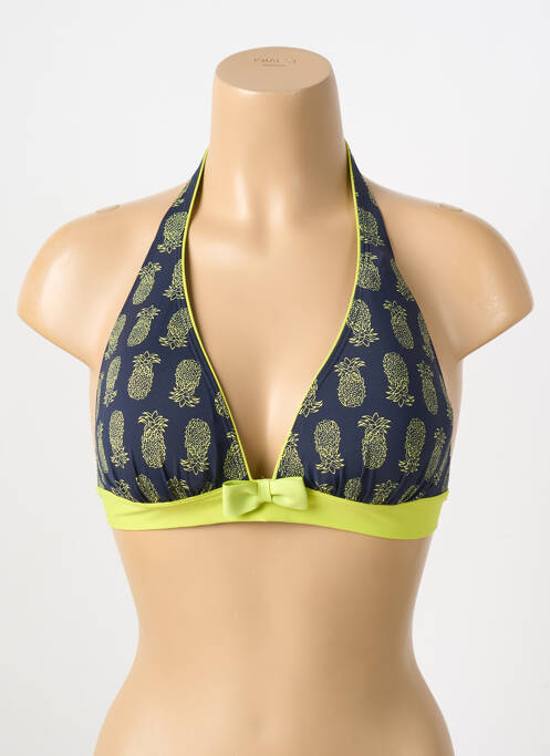 Haut de maillot de bain bleu CHERRY BEACH pour femme