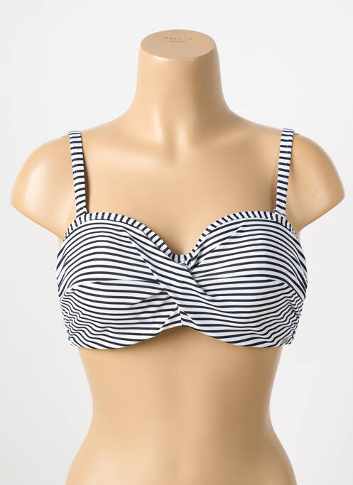 Haut de maillot de bain noir PANACHE pour femme