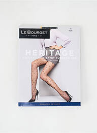Collants imprimé pois noir LE BOURGET femme