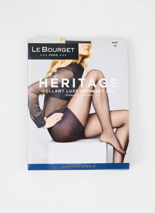 Collants noir LE BOURGET pour femme