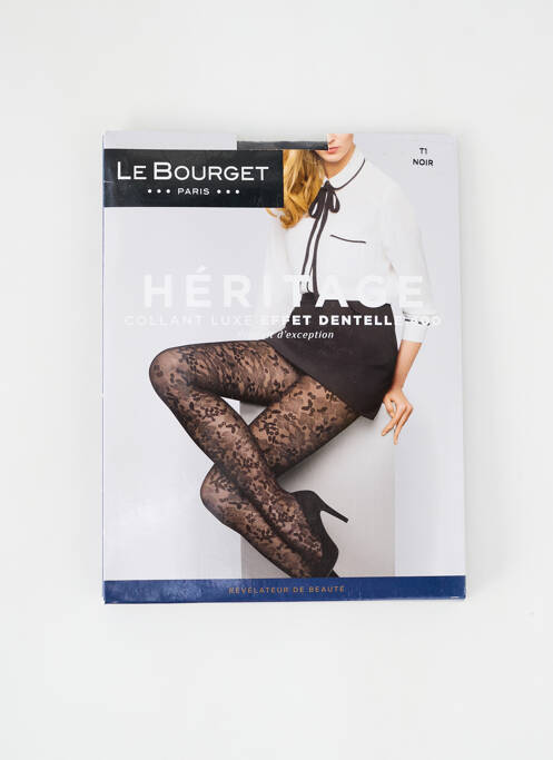 Collants noir LE BOURGET pour femme