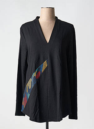 T-shirt manches longues manches longues noir ALEMBIKA femme