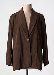 Blazer marron FRANCK ANNA pour femme seconde vue