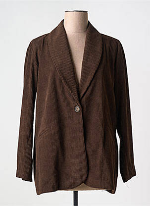 Blazer marron FRANCK ANNA pour femme