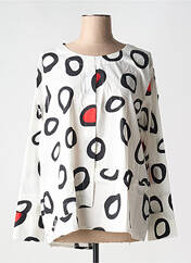 Blouse blanc K pour femme seconde vue
