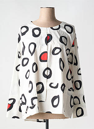 Blouse blanc K pour femme