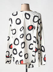 Blouse blanc K pour femme seconde vue