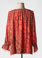 Blouse orange FRANCK ANNA pour femme seconde vue
