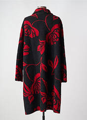 Manteau long rouge SOPHIA CURVY pour femme seconde vue