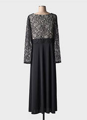 Robe longue noir SOPHIA CURVY pour femme seconde vue