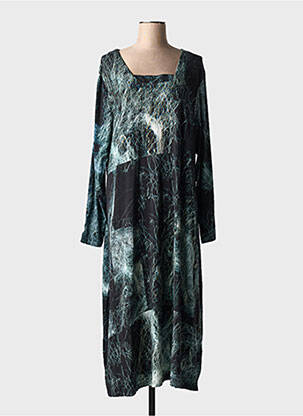 Robe mi-longue noir OLIVER JUNG pour femme