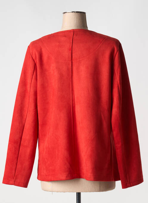 Veste chic fausses poches rouge OLIVER JUNG femme