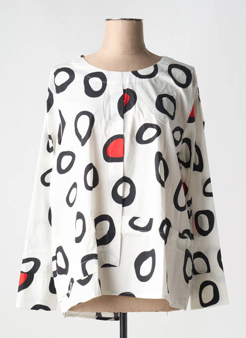 Blouse blanc K pour femme