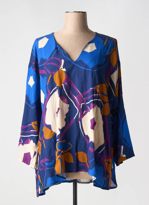 Blouse bleu FRANCK ANNA pour femme