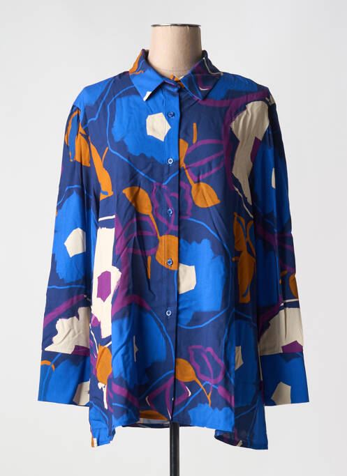 Chemisier bleu FRANCK ANNA pour femme