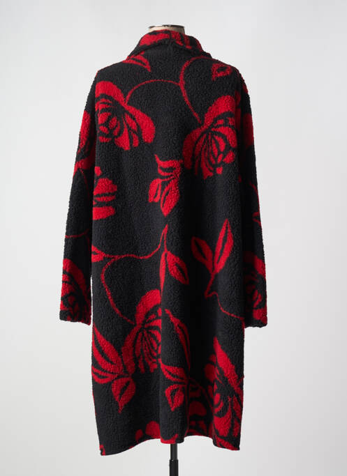 Manteau long rouge SOPHIA CURVY femme