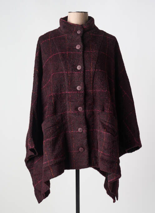 Poncho rouge MES SOEURS ET MOI pour femme