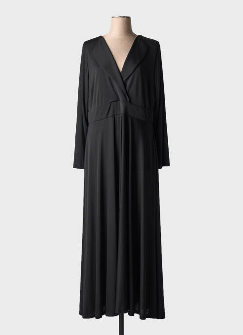Robe longue noir SOPHIA CURVY pour femme