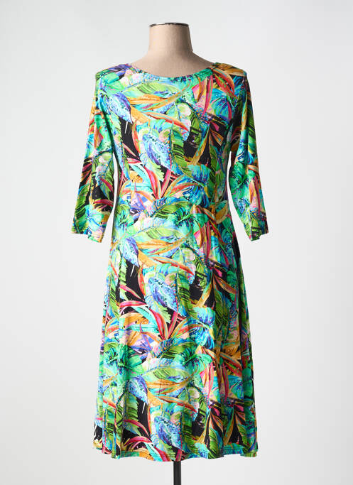 Robe mi-longue noir OLIVER JUNG pour femme