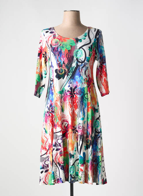 Robe mi-longue rose OLIVER JUNG pour femme