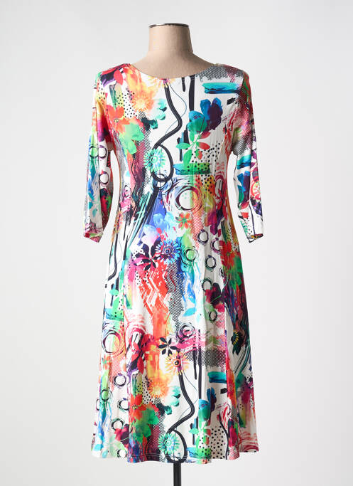 Robe mi-longue rose OLIVER JUNG pour femme