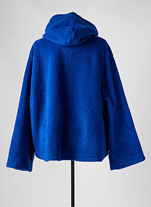 Veste casual col rond bleu AN II VITO femme