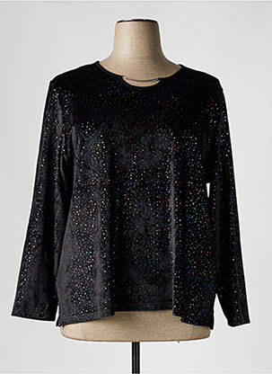 Top stretch manches longues noir GREGORY PAT femme
